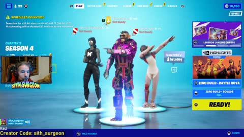 sith_surgeon - Fortnite Live Stream. Fortnite with Viewers.