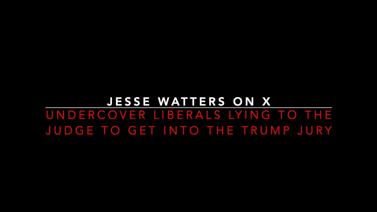 Jesse Watters on X: Lib Activists Trying To Insert Themselves in Trump Jury by Lying To The Judge!