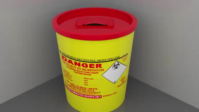 Radial artery puncture animated demonstration