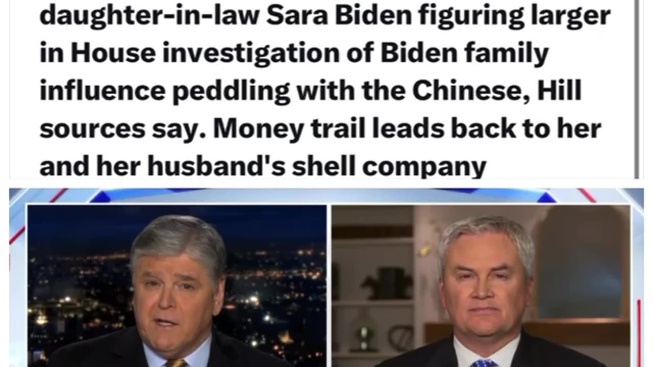 Money trail leads back to daughter in law Sara Biden and husband's shell company