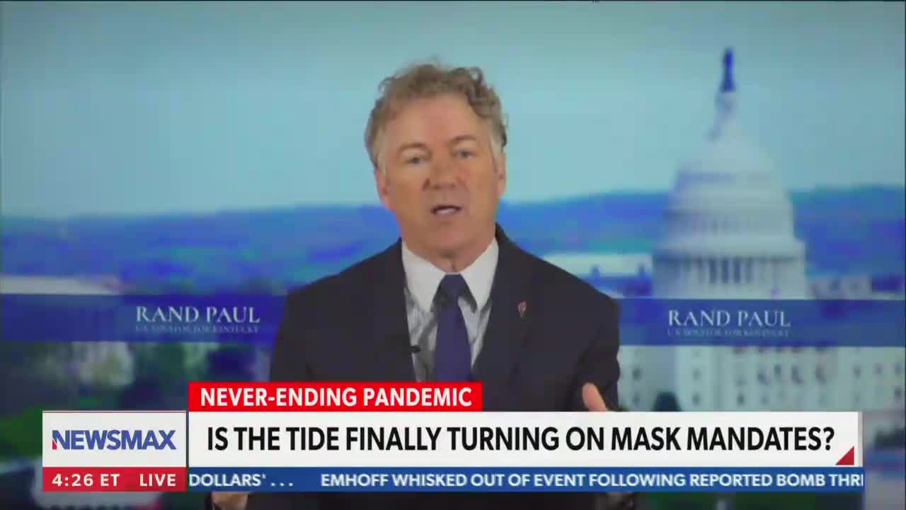 Rand Paul Drags Politicized COVID "Science" Through the Mud