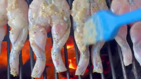 Frog legs! #grillinwithdad #LearnOnTikTok #BillboardNXT #howto #Recipe #tasty #homecooking