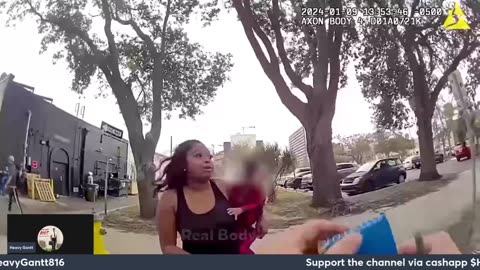 She Thought That USING her CHILD As A Shield Would Prevent Her Arrest.. WRONG!!!