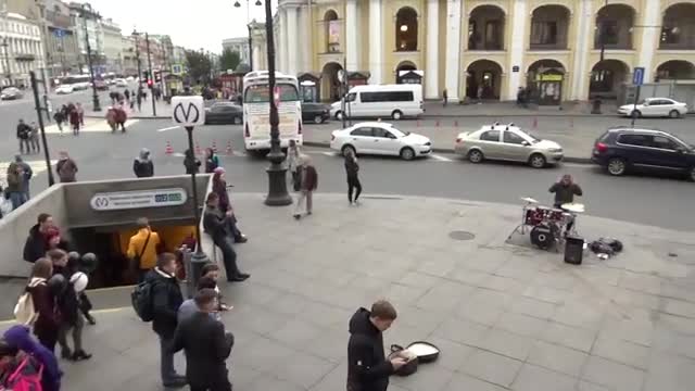 Уличные музыканты, Невский проспект Санкт-Петербург