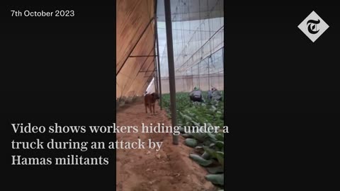 Israel_ Thai workers hide under truck in Hamas attack