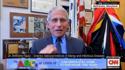 Fauci tells little boy: “I vaccinated Santa Claus myself”