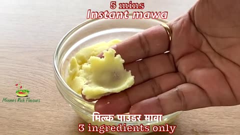 Make mawa only with one ingredient 😱😋