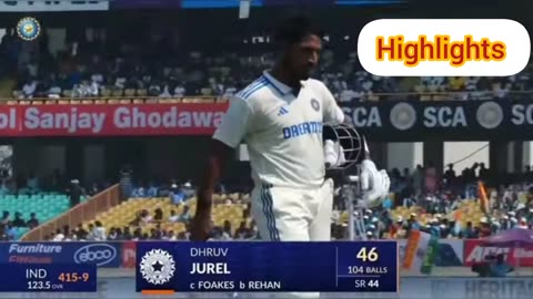 India Vs England 3rd Test 2024 Day 2 Highlights