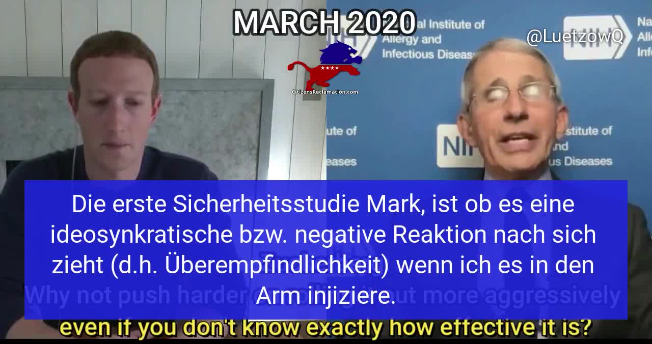 Fauci 2020 Risiko für ADE