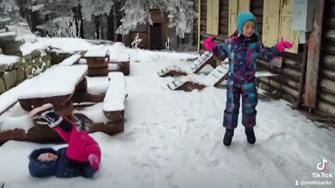 family dance party in the mountains