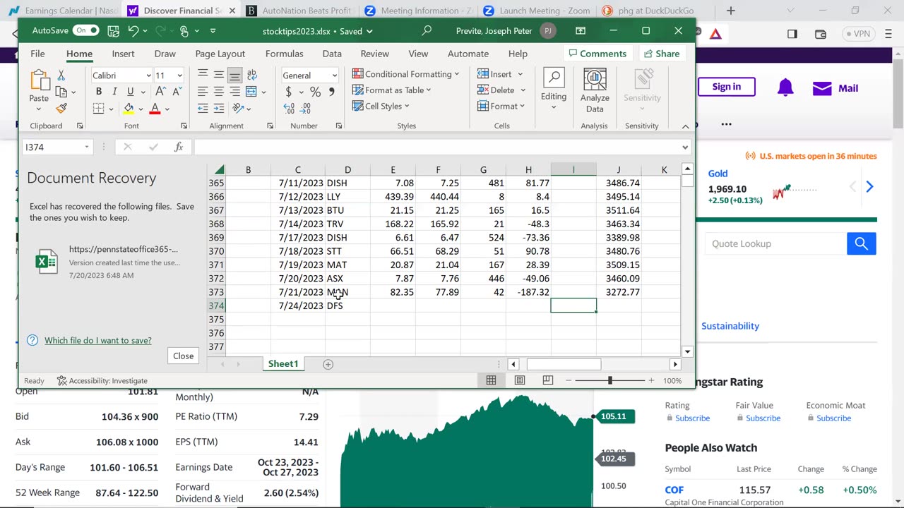 stock 7-24-2023 today's daily stock pick/tip in a minute