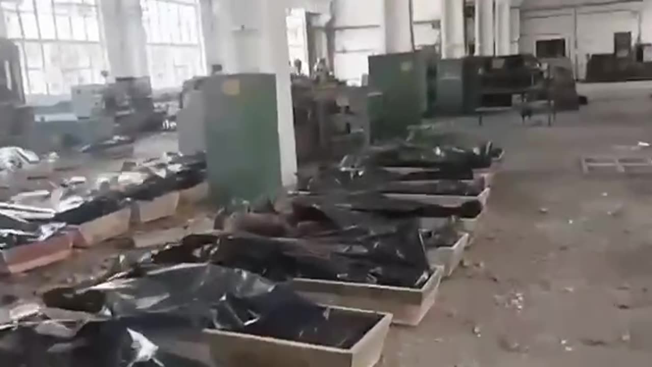 Incredible Footage of Prigozhin Walking Amongst Hundreds of Dead Wagner in Boxes 2/2