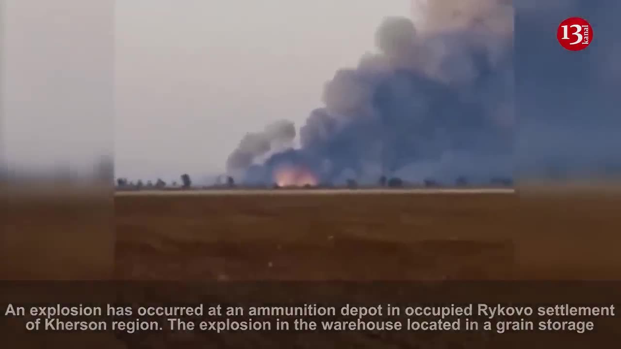 Ukrainian army launches missile attack on Russian ammunition depot in Kherson