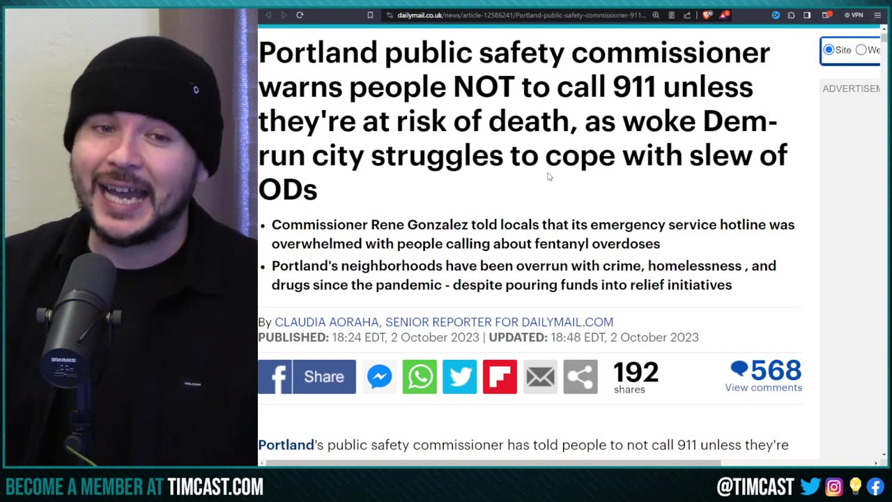 Portland Says DO NOT CALL 911 As Democrat Policy BACKFIRES And Democrats FAIL To Deal With Crime