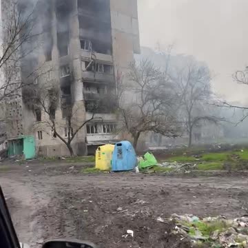 First Responders Arrive at a Highrise Immediately After it was Hit By Air Launched Missile