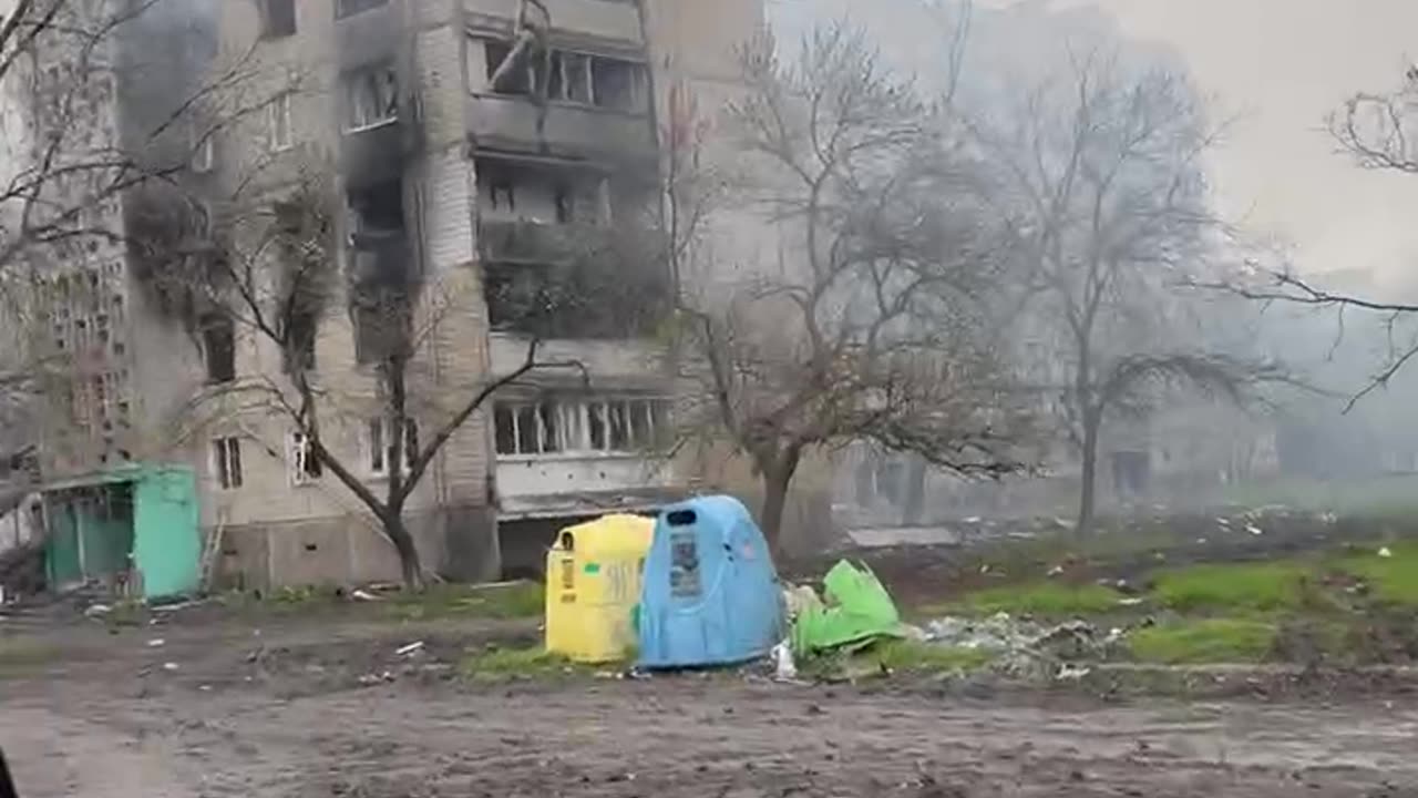 First Responders Arrive at a Highrise Immediately After it was Hit By Air Launched Missile