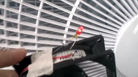 Turning on an LED with a fun