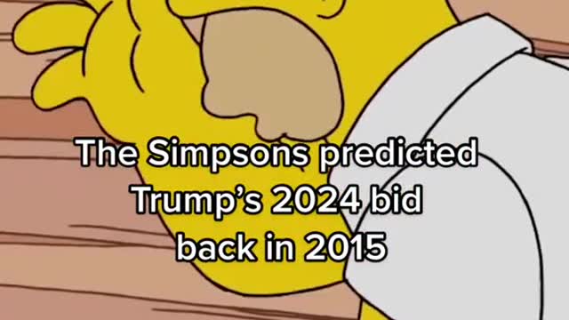 The Simpsons predicted Trump's 2024 bid back in 2015