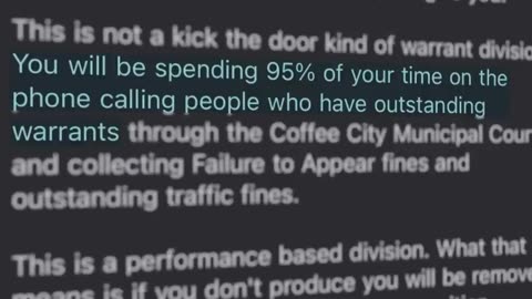 Corruption and Extortion so bad the Police Chief was fired and the entire department shut down