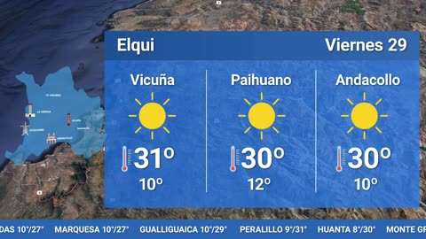 EL TIEMPO EN LA REGIÓN - JUEVES 28 DE MARZO 2024