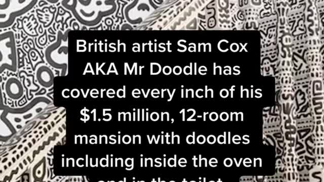 This Artist Filled His Entire $ 1. 5M Home With Doodles