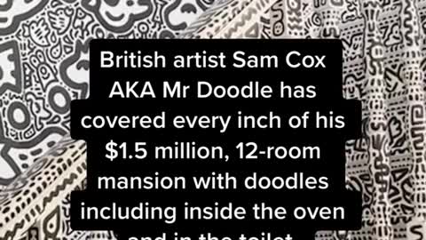 This Artist Filled His Entire $ 1. 5M Home With Doodles