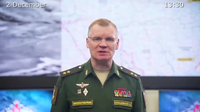 Russian Defence Ministry report on the progress of the special military operation in Ukraine