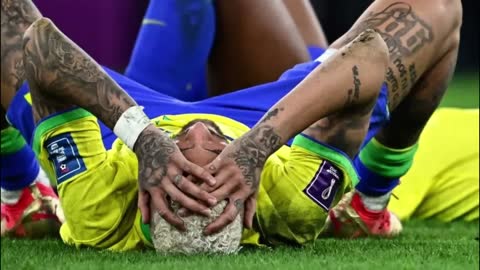 Neymar Crying after leaving World Cup Qatar 2022 Croatia win Brazil out World Cup Qatar 2022