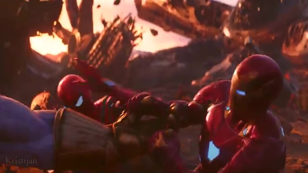 Avenger Infinity War Last Fight Scene