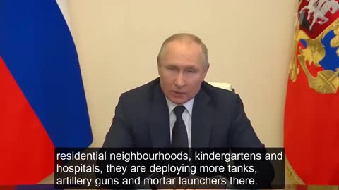 Putin talks about situation in Ukraine (with subs)
