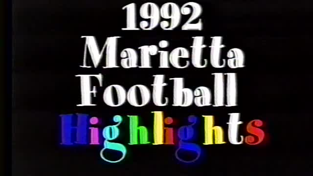 MHS Football Highlights 1992