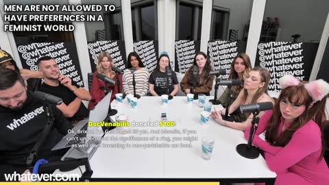 men are not allowed to have preferences in a feminist world