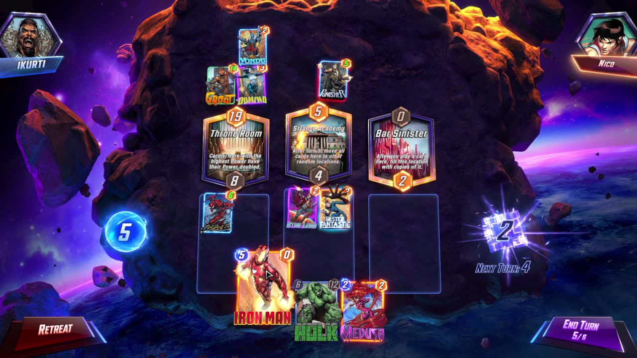 The hulk is just a really strong card ah hahahahahahah.