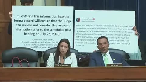 AOC at House hearing on Hunter Biden investigation