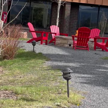 Fire Pits and Deers in Estes Park, Colorado