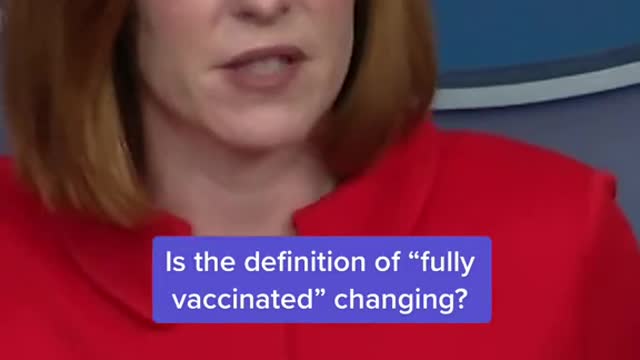 Dr. has said the definition of fully vaccinated could eventually change to require booster shots.