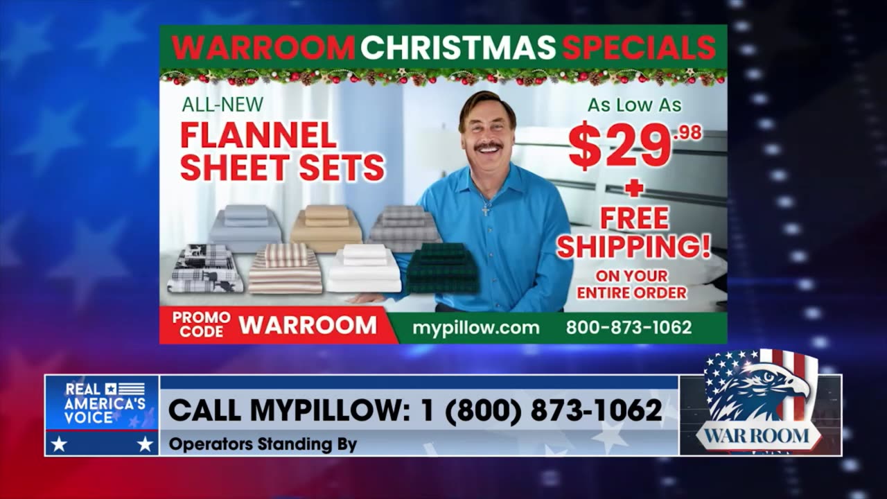 Get Exclusive Deals For The WarRoom Posse At mypillow.com/warroom