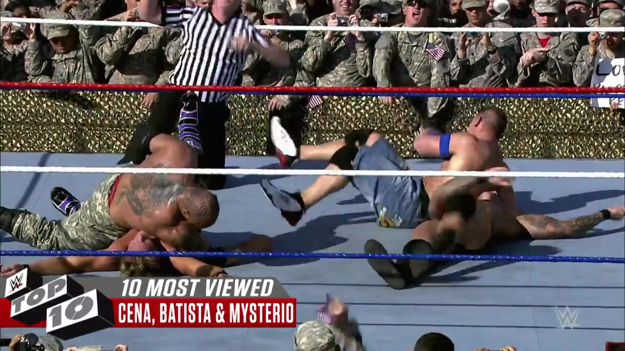 Most watched YouTube videos_ WWE Top 10