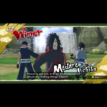 NINJA STORM REVOLUTION MADARA UCHIHA ULTIMATE JUTSU SHATTERED HEAVEN