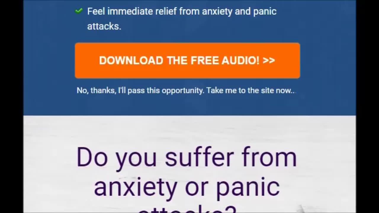 Anxiety and Panic