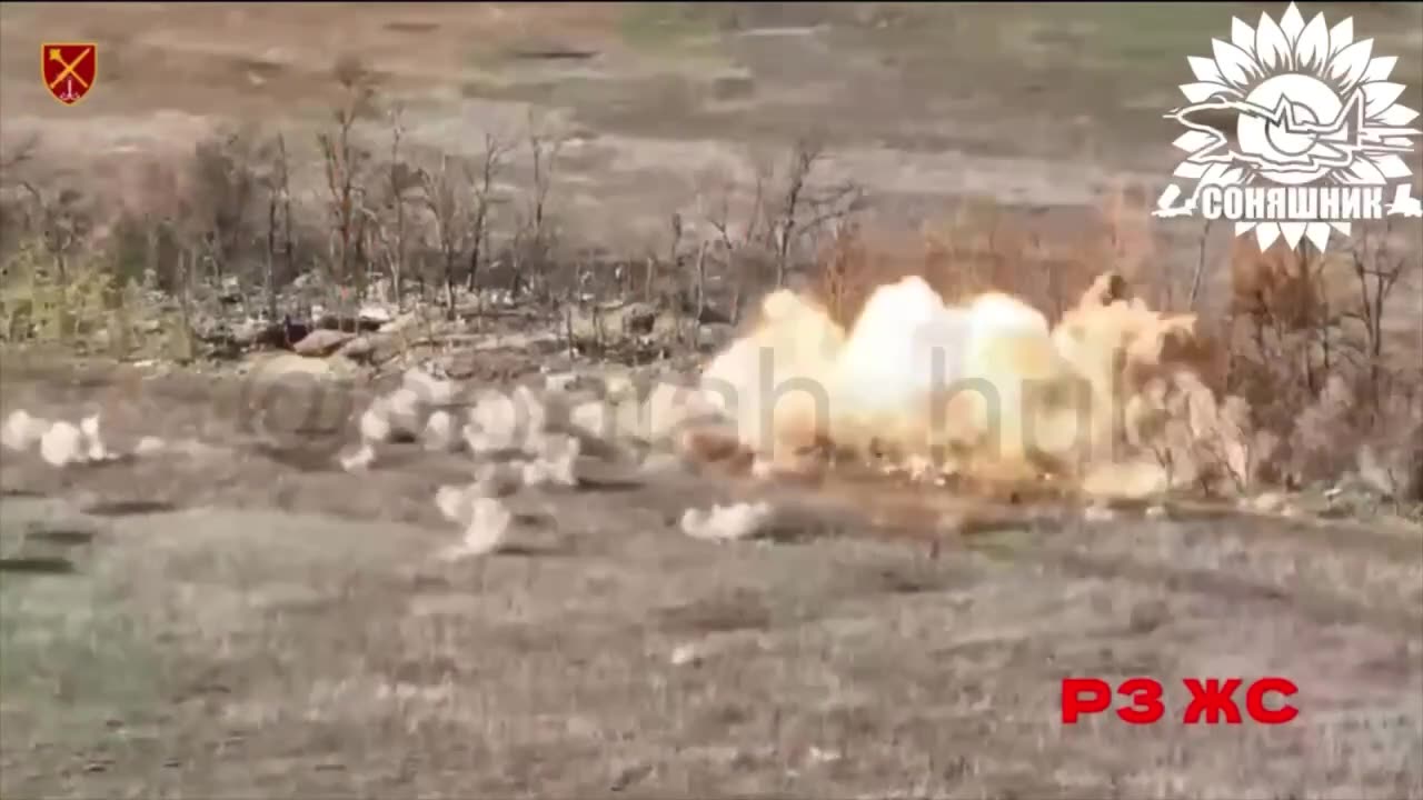 ✈️💣 A series of Ukrainian airstrikes with GBU-39 guided bombs on Russian