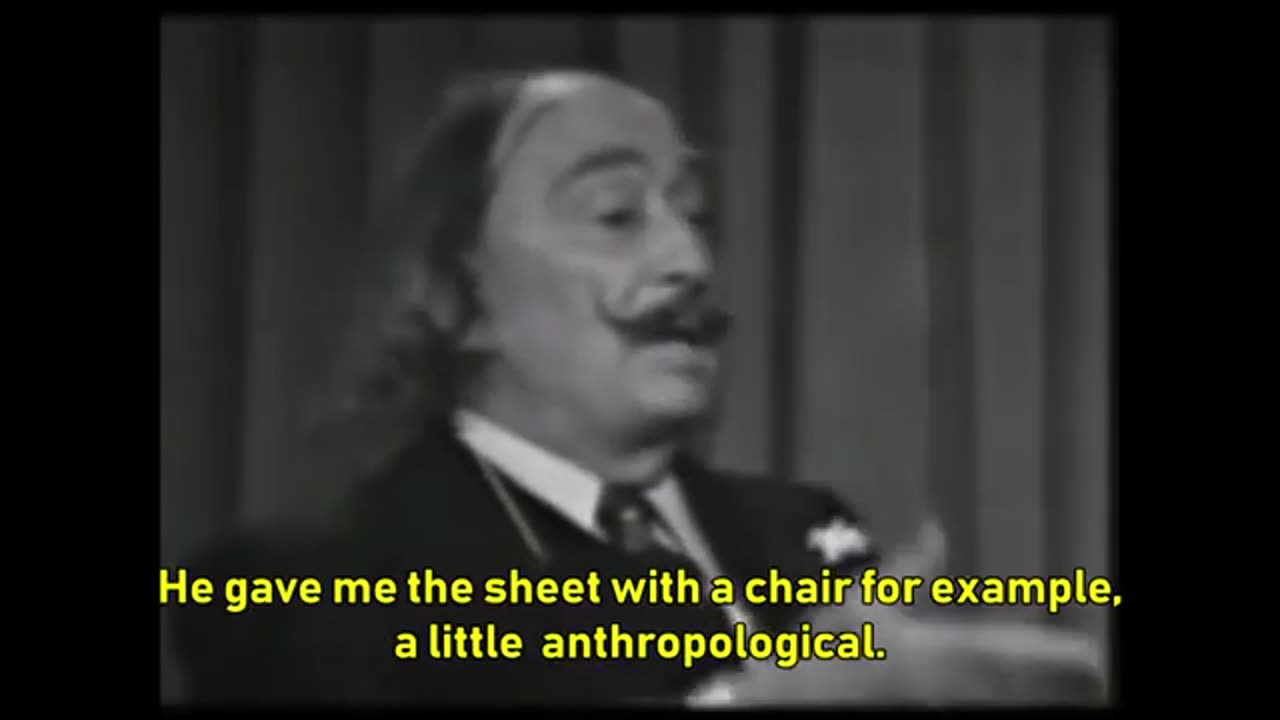 Salvador Dalí discusses Pablo Picasso with English subtitles