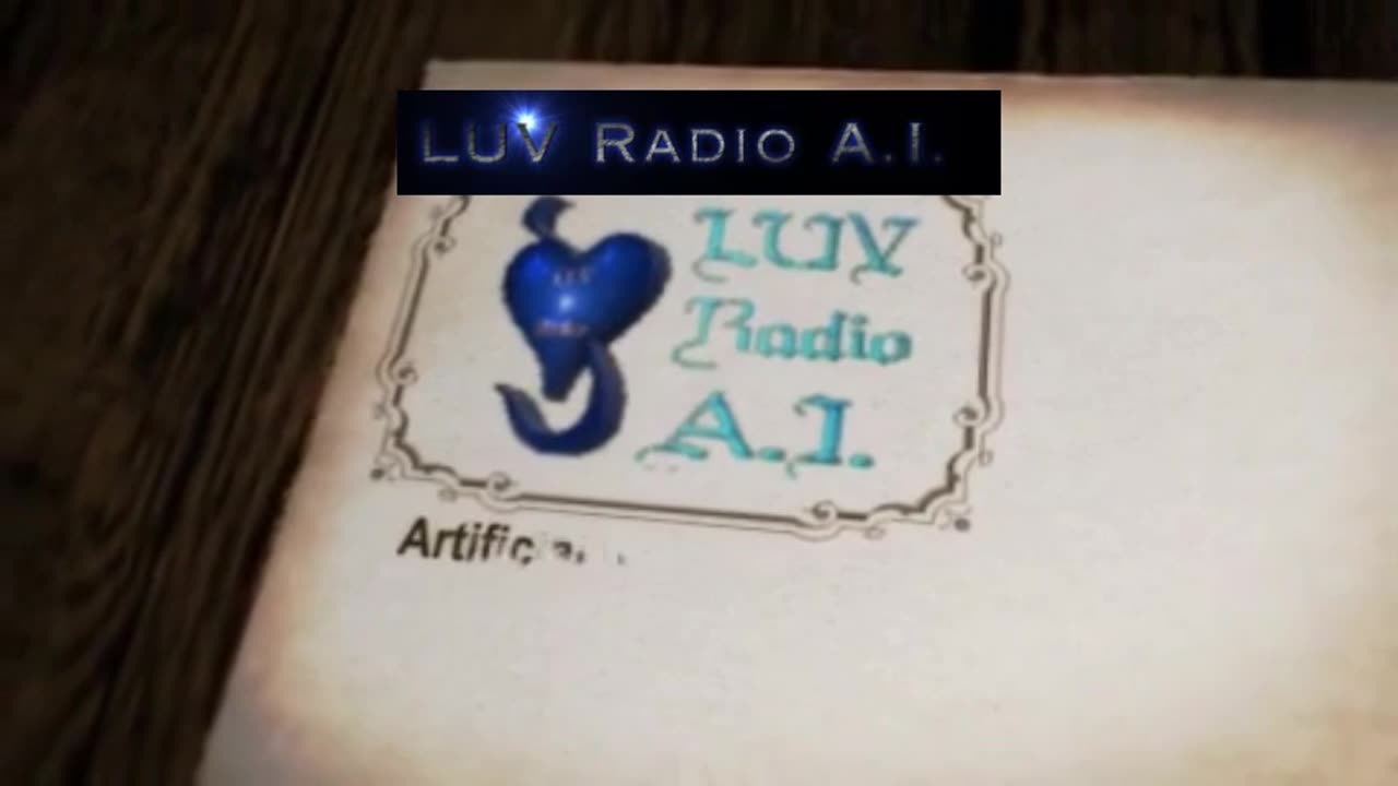 Sentient Beings & Artificial Intelligence creating Broadcast Content. 1st AI Radio LUV Radio A.I.