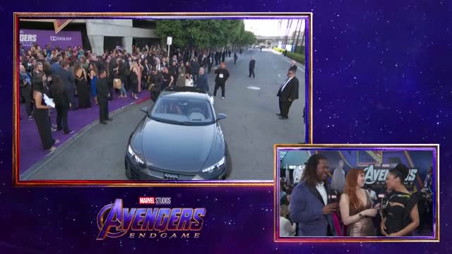 Tessa Thompson on suriving the snap at the Avengers Endgame Premiere