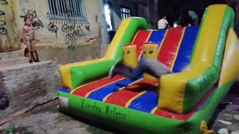 Inflatable Flipping Fail