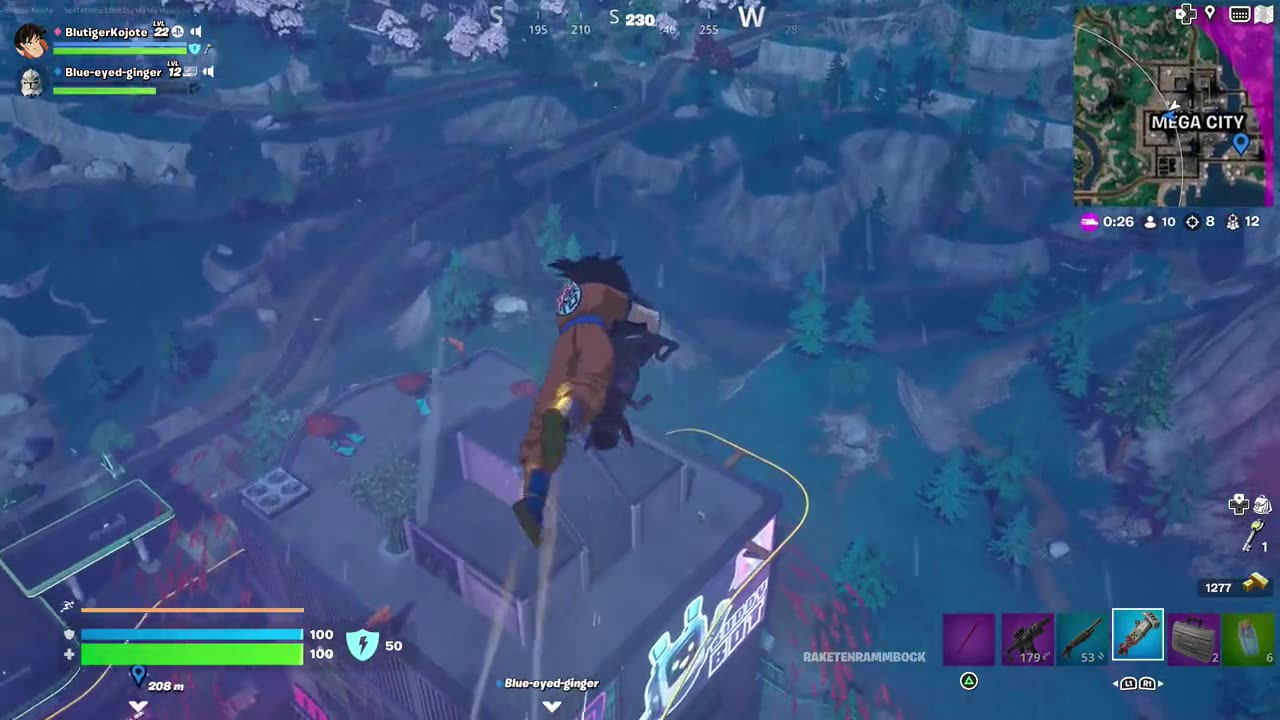 Fortnite Dragonball new weapon epic kill