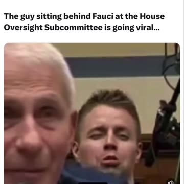 Awesome Dude Trolls Faucci at Trial!