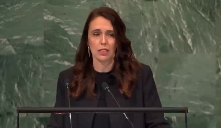 In a new 1984 film remake on September 27 2022. Jacinda Ardern The 40th prime minister of New Zealand says her own free speech and her disinformation at a United Nations podium is an act of war. She wins an Oscar in this performance in the new film