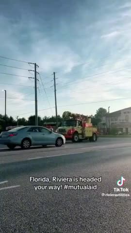 Utility Company From Alabama Sends Electric Crews Following Florida Hurricaine