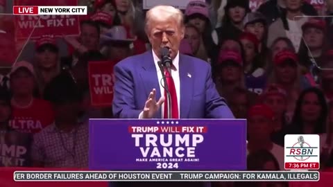 Christian Patriot News - Trump Holds a Rally at the Iconic Madison Square Garden in New York